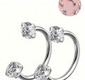 2 Horseshoe Shaped Nose Rings