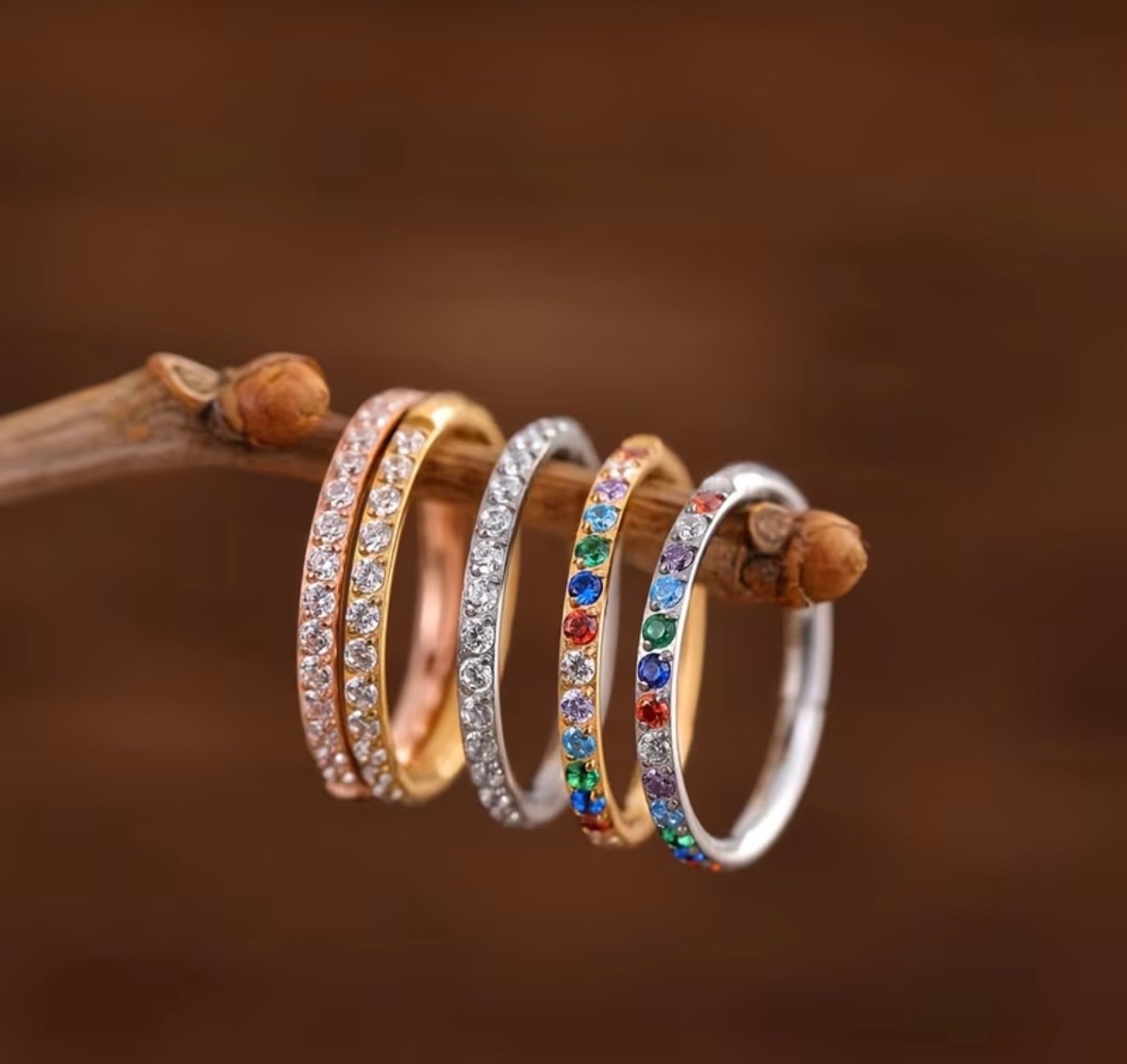 Gold Plated Titanium Hoop Nose Ring