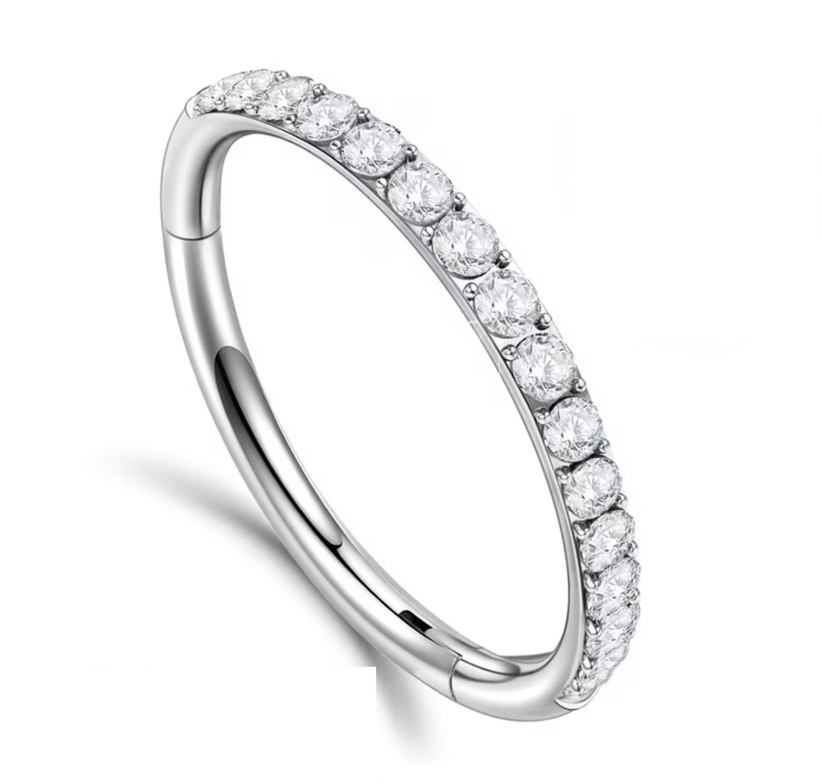 Gold Plated Titanium Hoop Nose Ring