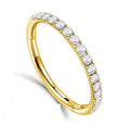Gold Plated Titanium Hoop Nose Ring