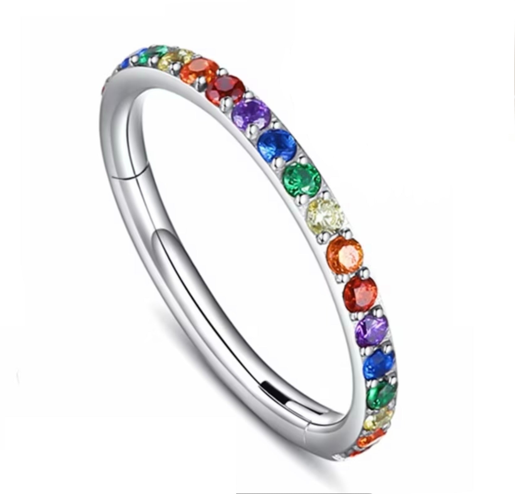 Gold Plated Titanium Hoop Nose Ring