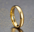 Custom Engraved Gold Plated Ring