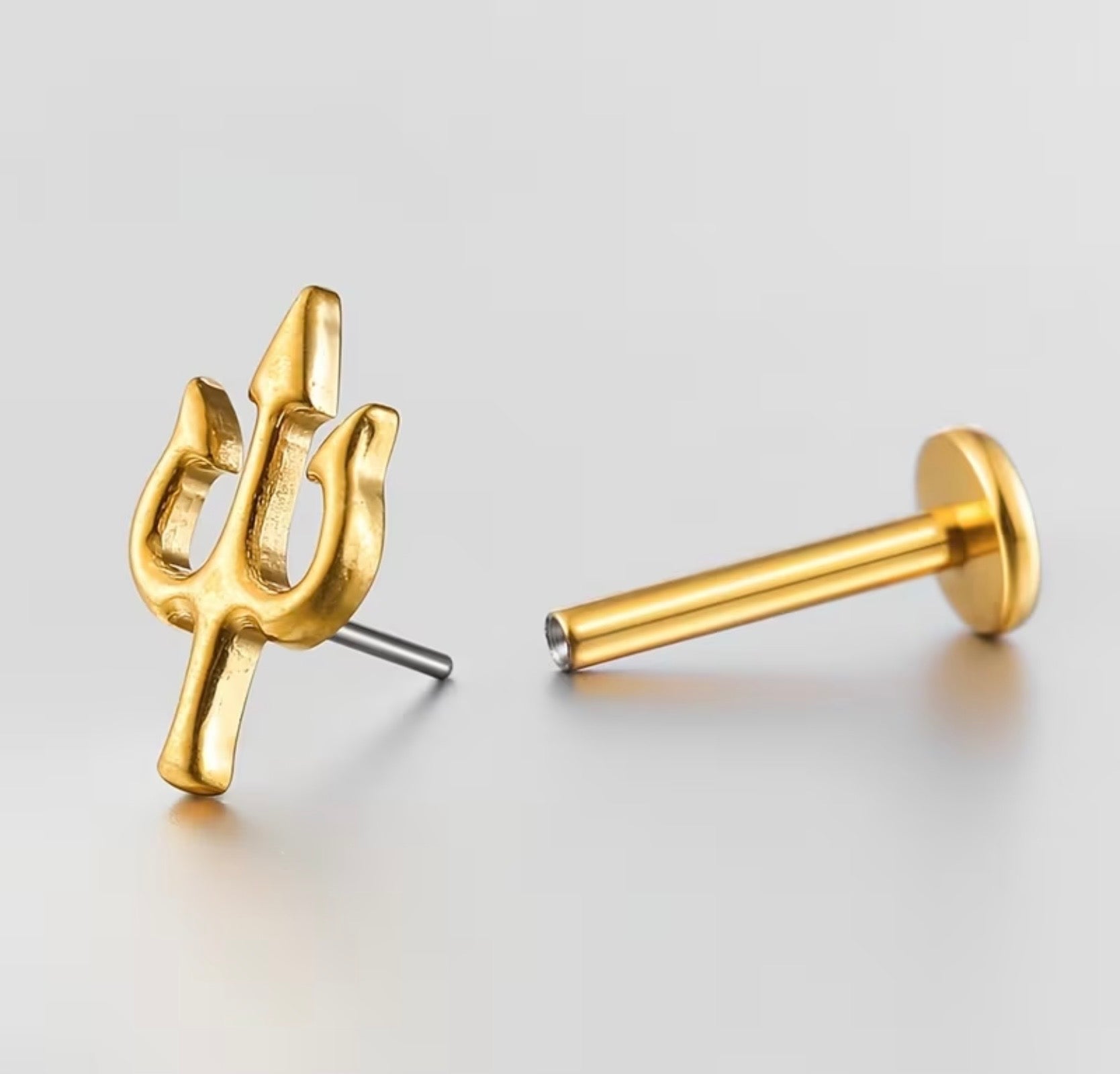 Trishul Nose Ring