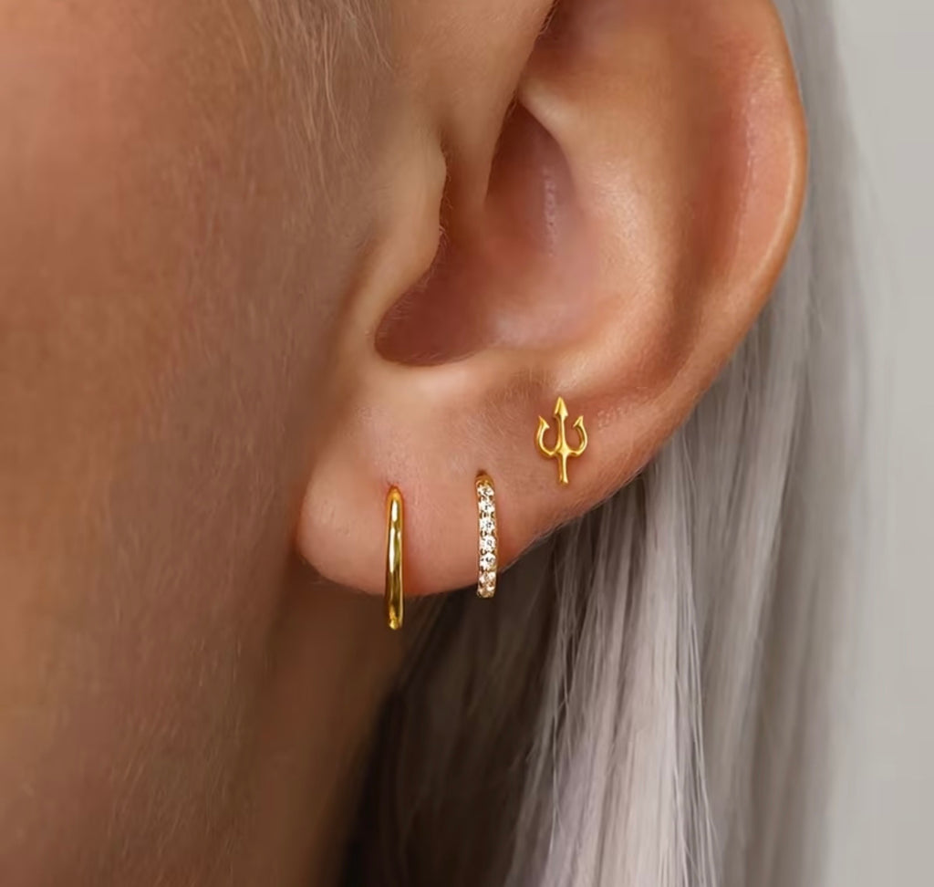 Trishul Nose Ring